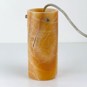 Fine golden honey Onyx Pendant Or Desk Light lamp 8" Perfect ambient lighting